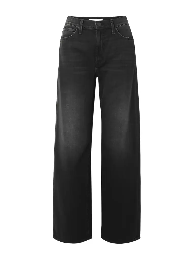 Mother The Dodger Sneak Mid-rise Straight-leg Jeans