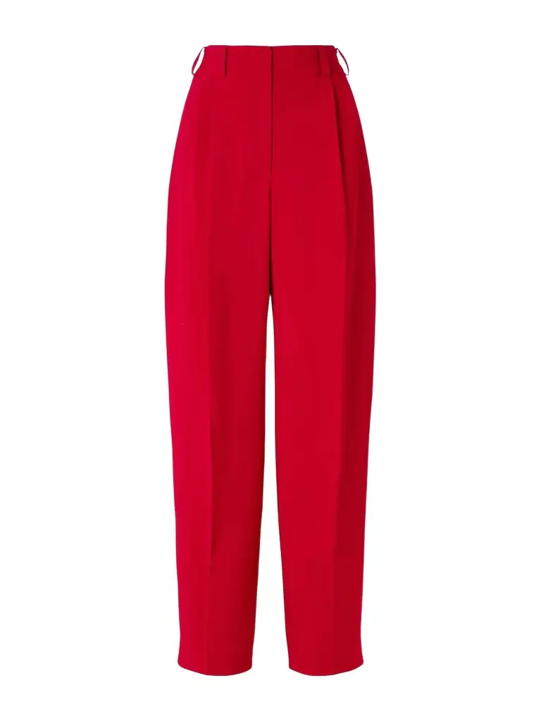 Givenchy Pleated Crepe Wide-leg Pants