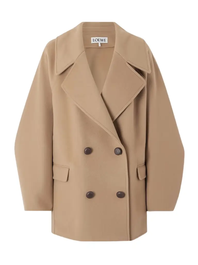 Loewe Double-breasted Wool Coat