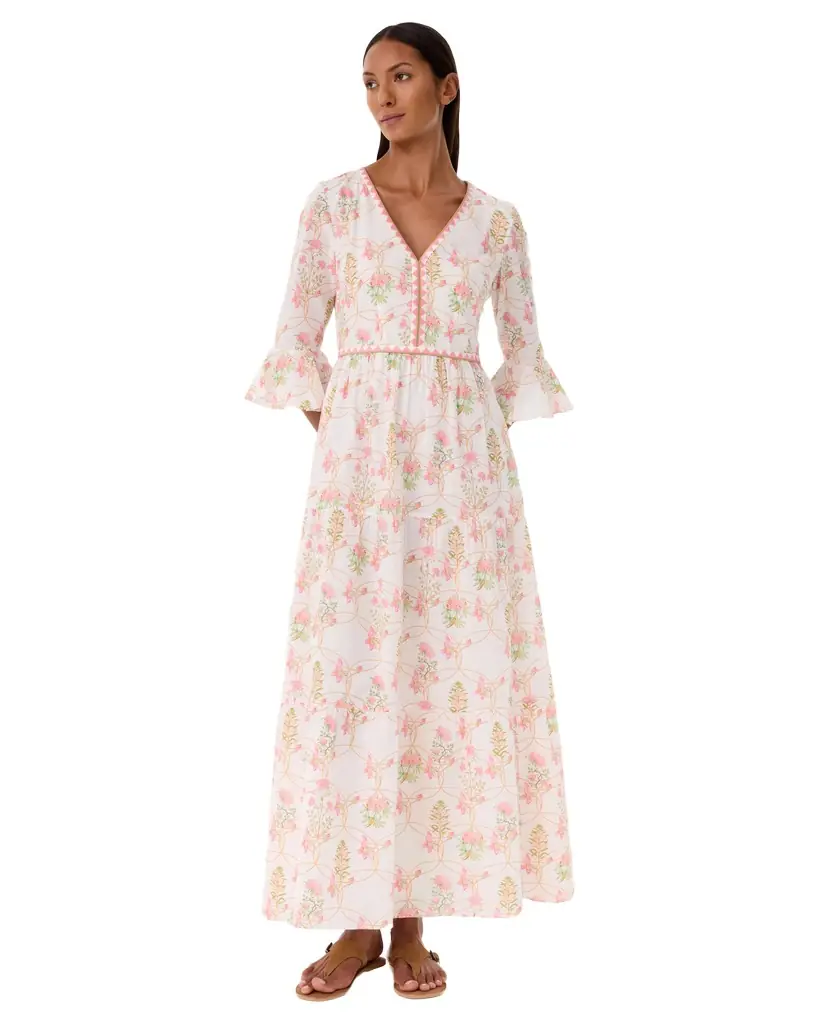 Emporio Sirenuse Bella Dress in Rose Garden Print