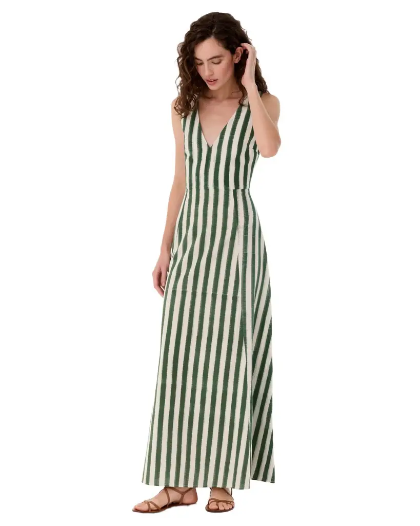 Emporio Sirenuse Nellie Dress in Ikat Stripes