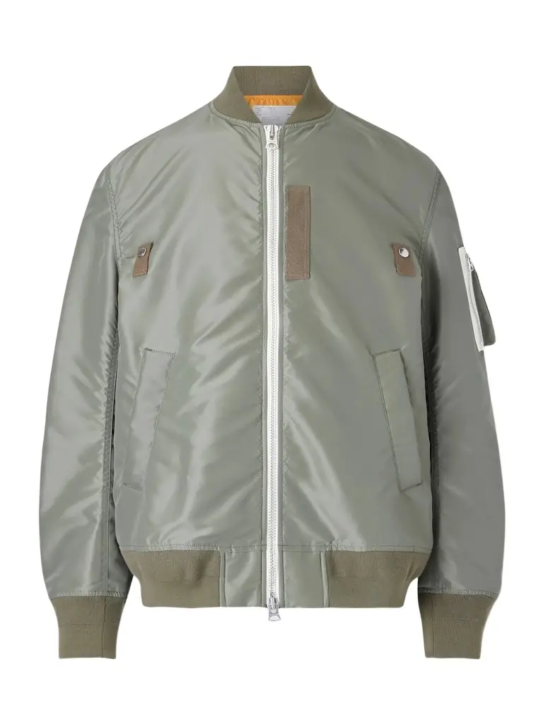 Sacai Padded Nylon-Twill Bomber Jacket - Men