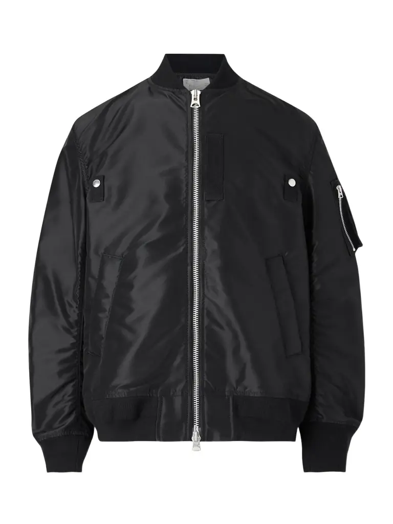 Sacai Padded Nylon-Twill Bomber Jacket - Men