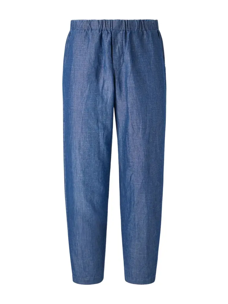 Barena Tapered Linen and Cotton-Blend Trousers - Men