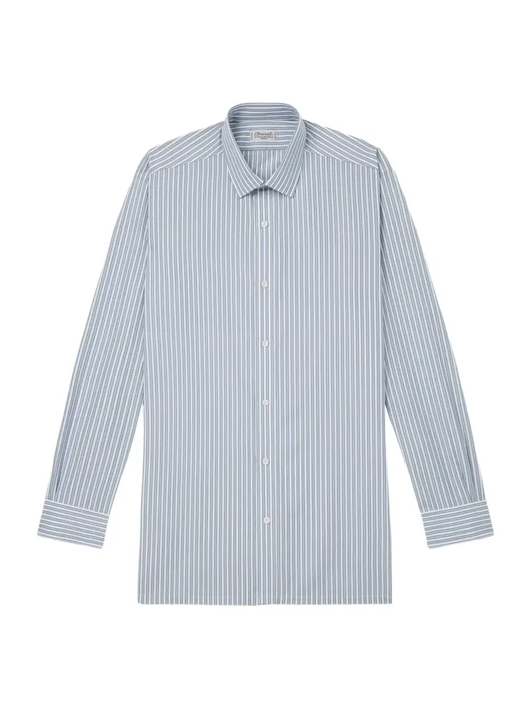 Charvet Striped Cotton-Poplin Shirt - Men