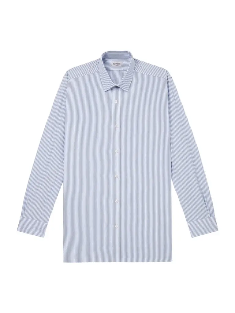 Charvet Striped Cotton-Poplin Shirt - Men