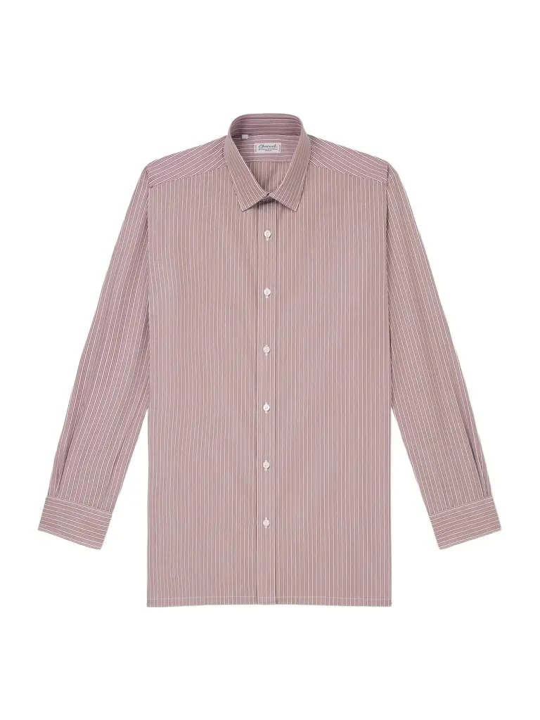 Charvet Striped Cotton-Poplin Shirt - Men