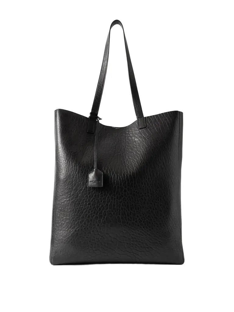 Saint Laurent Full-Grain Leather Tote Bag - Men