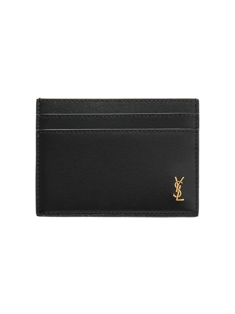 Saint Laurent Logo-Embellished Leather Cardholder - Men