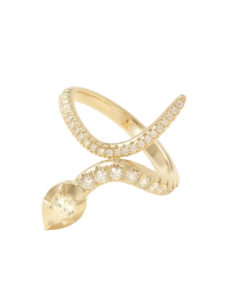 Jacquie Aiche Sophia 14-karat Gold Diamond Ring