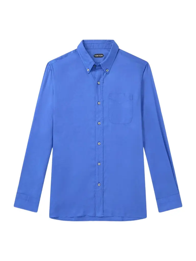 Tom Ford Lyocell-Gabardine Shirt - Men