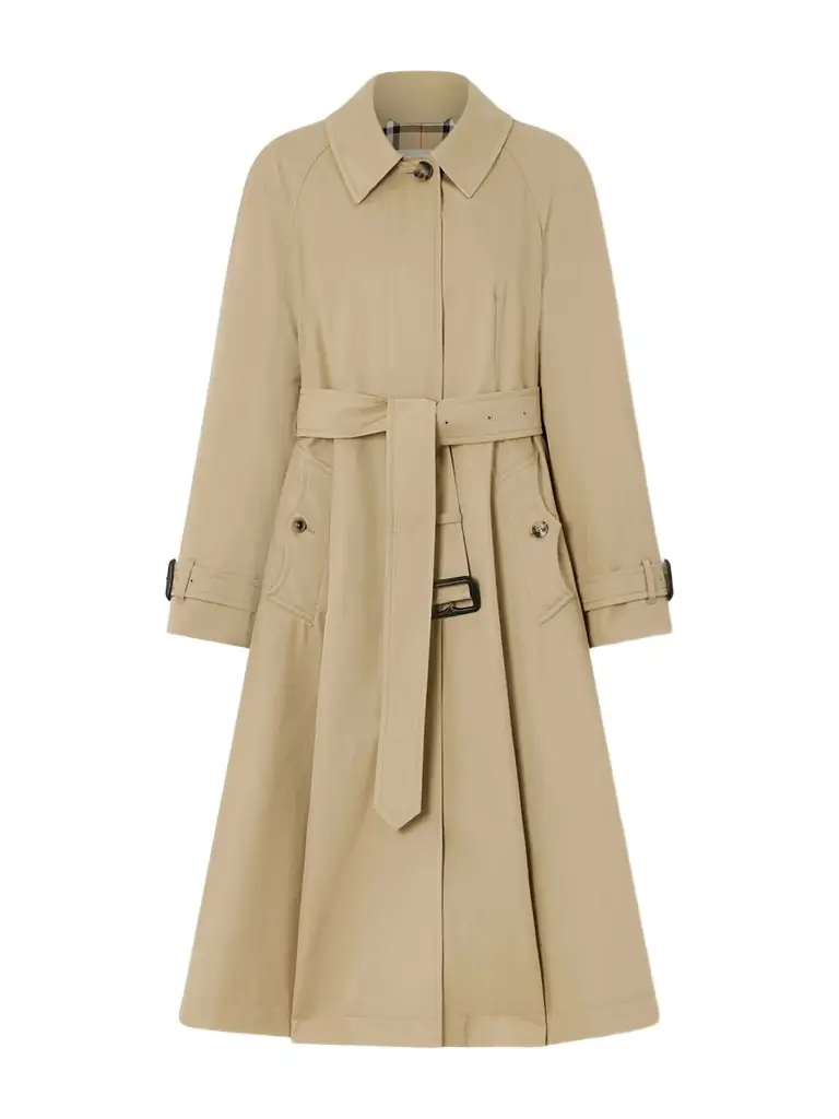 Burberry Ellingham Belted Cotton-gabardine Trench Coat