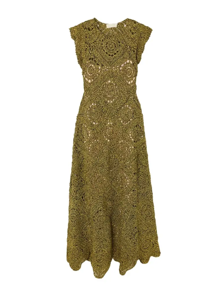 Ulla Johnson Annalisa Crocheted Cotton Maxi Dress