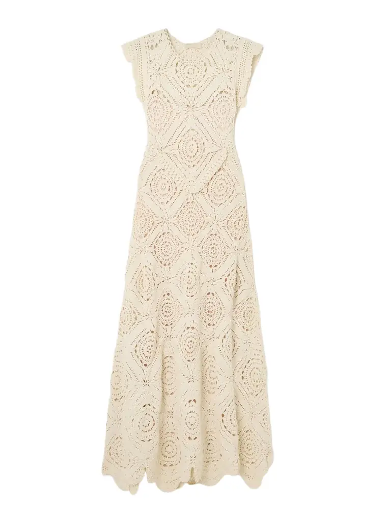 Ulla Johnson Annalisa Crocheted Cotton Maxi Dress