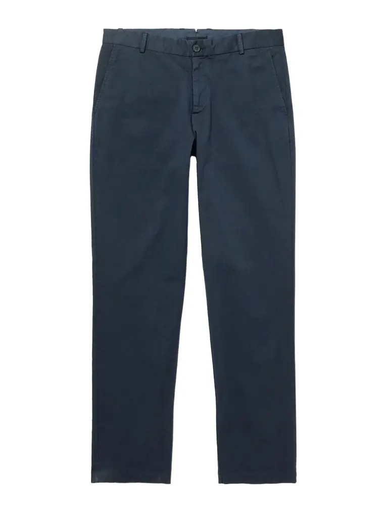 Sunspel Straight-Leg Cotton-Blend Twill Chinos - Men