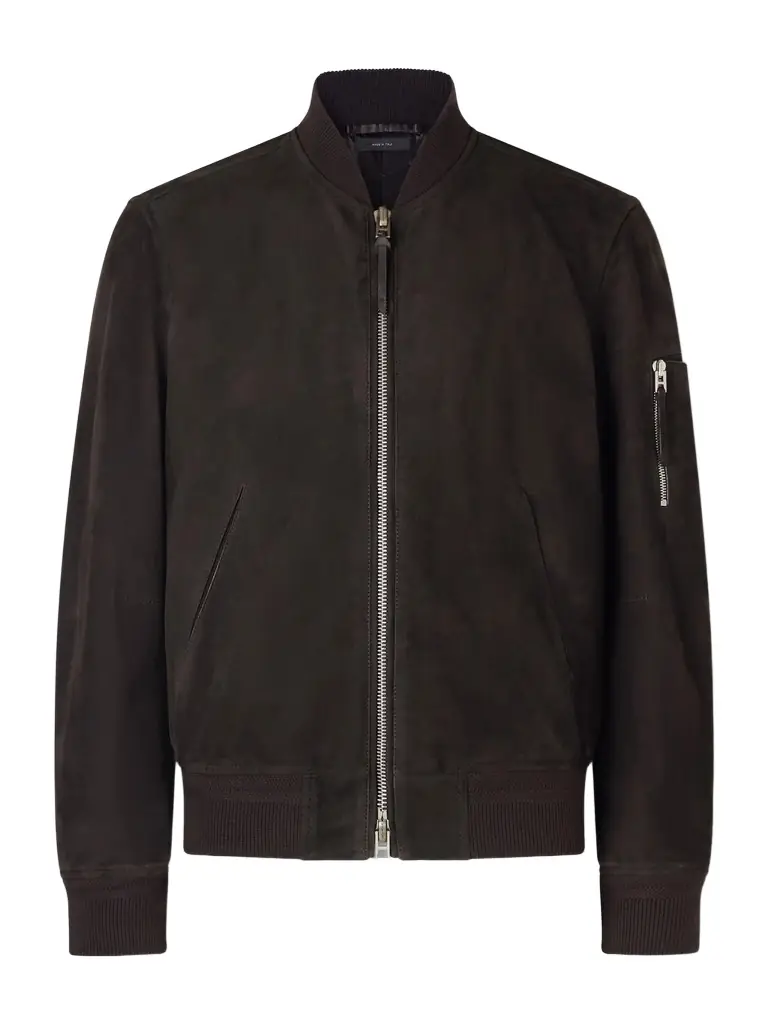 Tom Ford Suede Bomber Jacket - Men