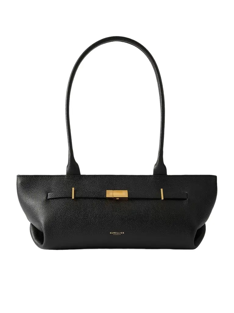 DeMellier The New York Shoulder Textured-leather Bag