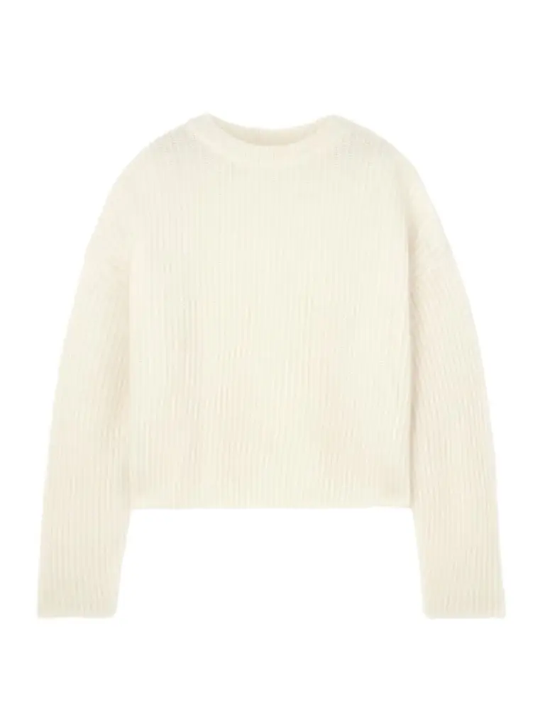TOTEME Ribbed Mohair-blend Sweater