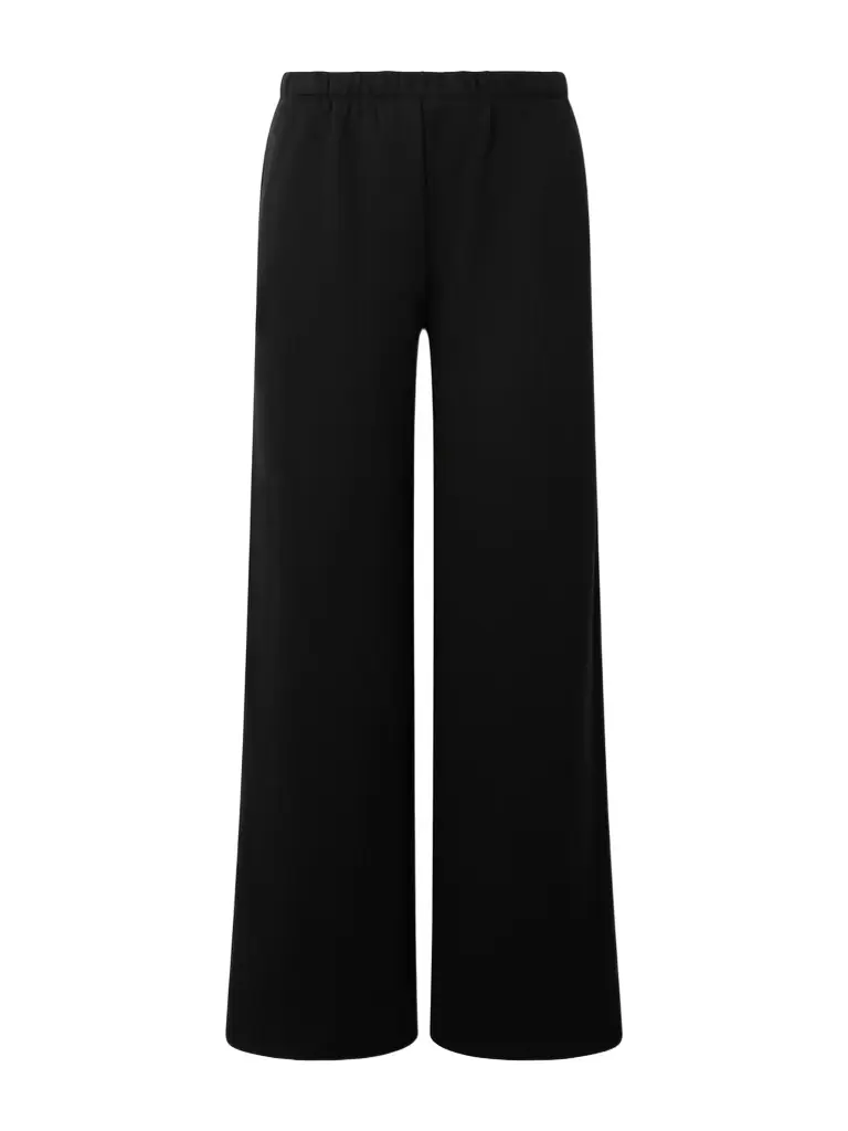 ÉTERNE Embroidered Cotton And Modal-blend Jersey Sweatpants