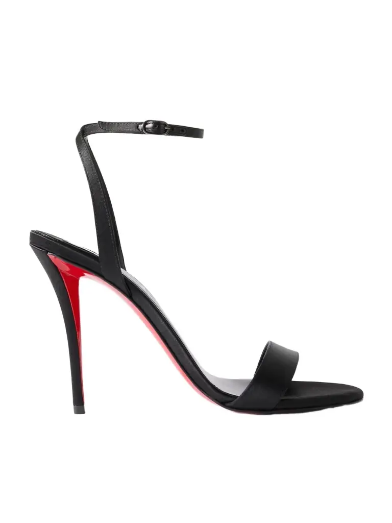 Christian Louboutin Miss Z 100 Satin Sandals