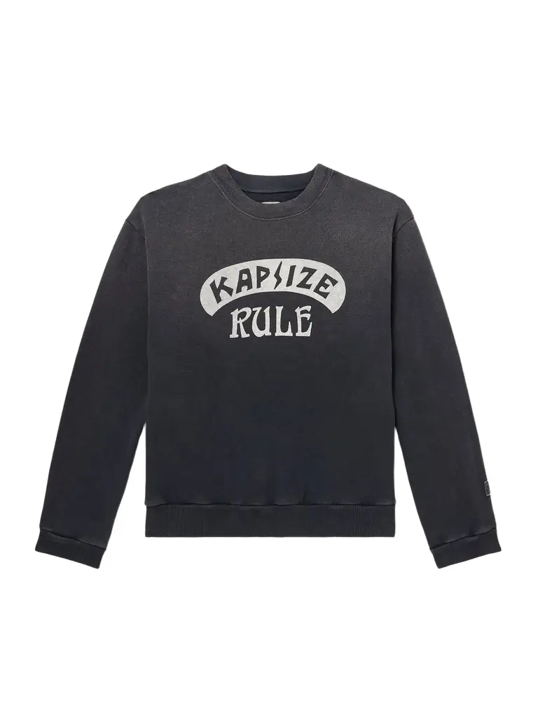 KAPITAL Printed Cotton-Jersey Sweatshirt - Men