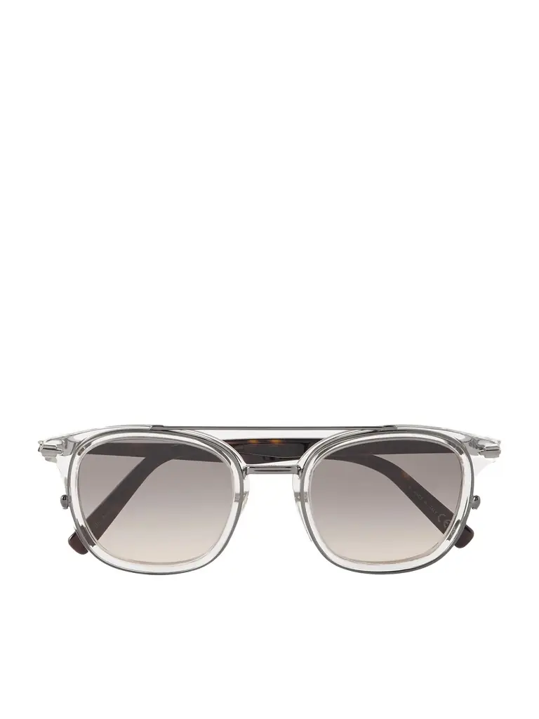 DIOR Eyewear DiorBlackSuit S14I Square-Frame Acetate and Silver-Tone Sunglasses - Men