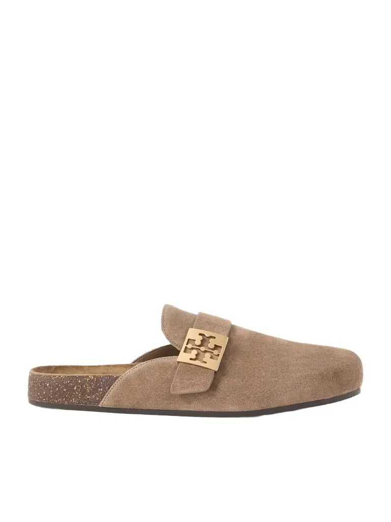 Tory Burch Mellow Embellished Suede Clogs
