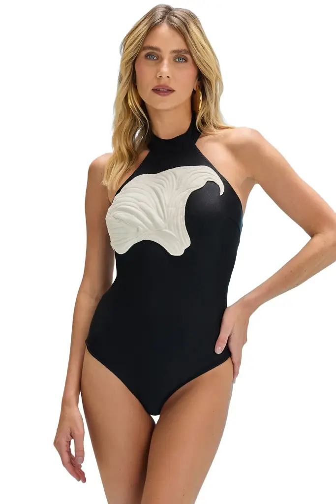 PatBo SELENE MESH PRINTED BODYSUIT