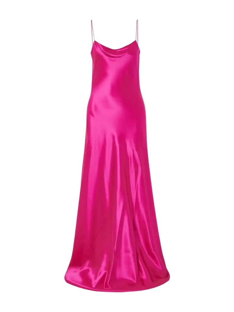 Alaïa Silk-satin Gown
