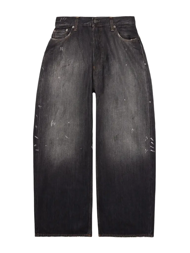 Acne Studios 2023 Paint-Splattered Distressed Wide-Leg Jeans - Men