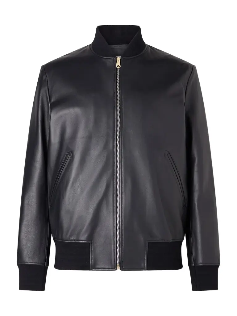 Paul Smith Leather Bomber Jacket - Men