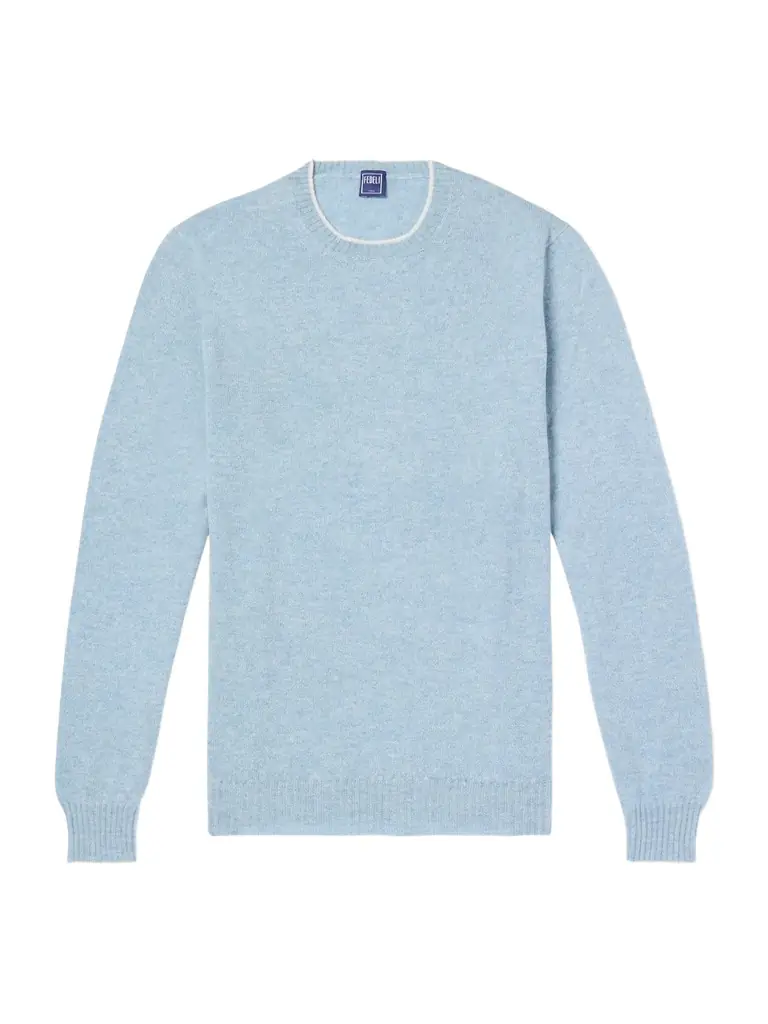 FEDELI Argentina Persia Cashmere Sweater - Men