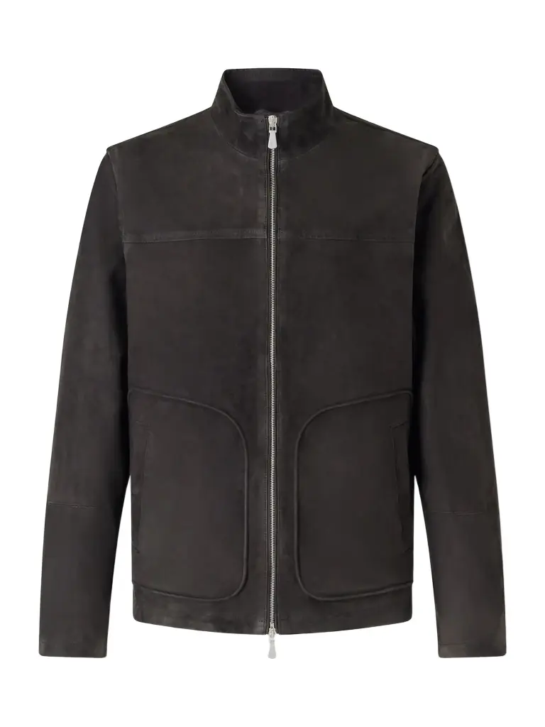 ELEVENTY Suede Zip-Up Jacket - Men