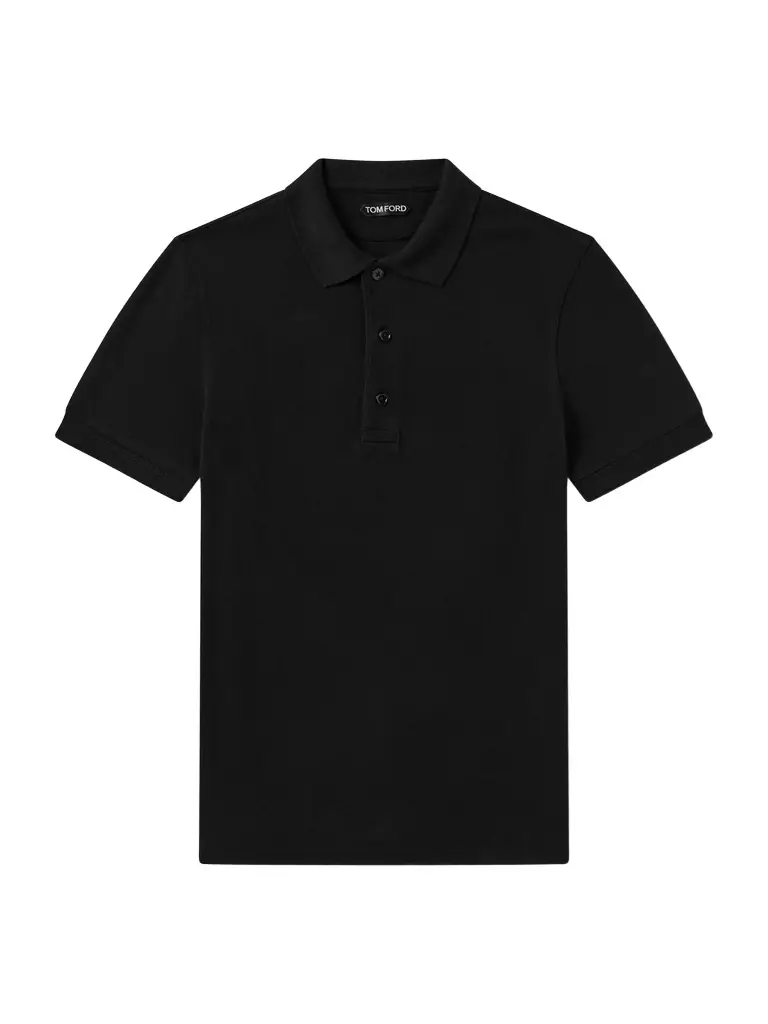 Tom Ford Slim-Fit Lyocell and Cotton-Blend Piqué Polo Shirt - Men