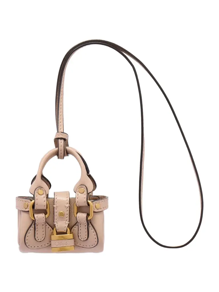 Chloé Mini Paddington Leather Keychain