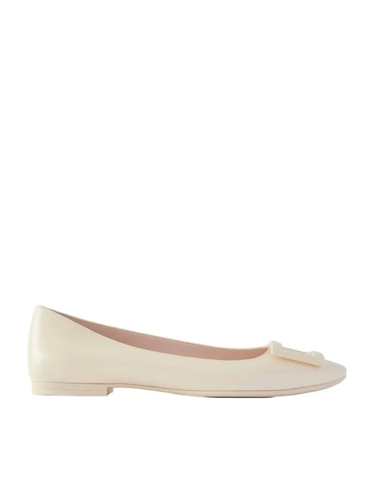 Roger Vivier Gommettine Patent-leather Ballet Flats