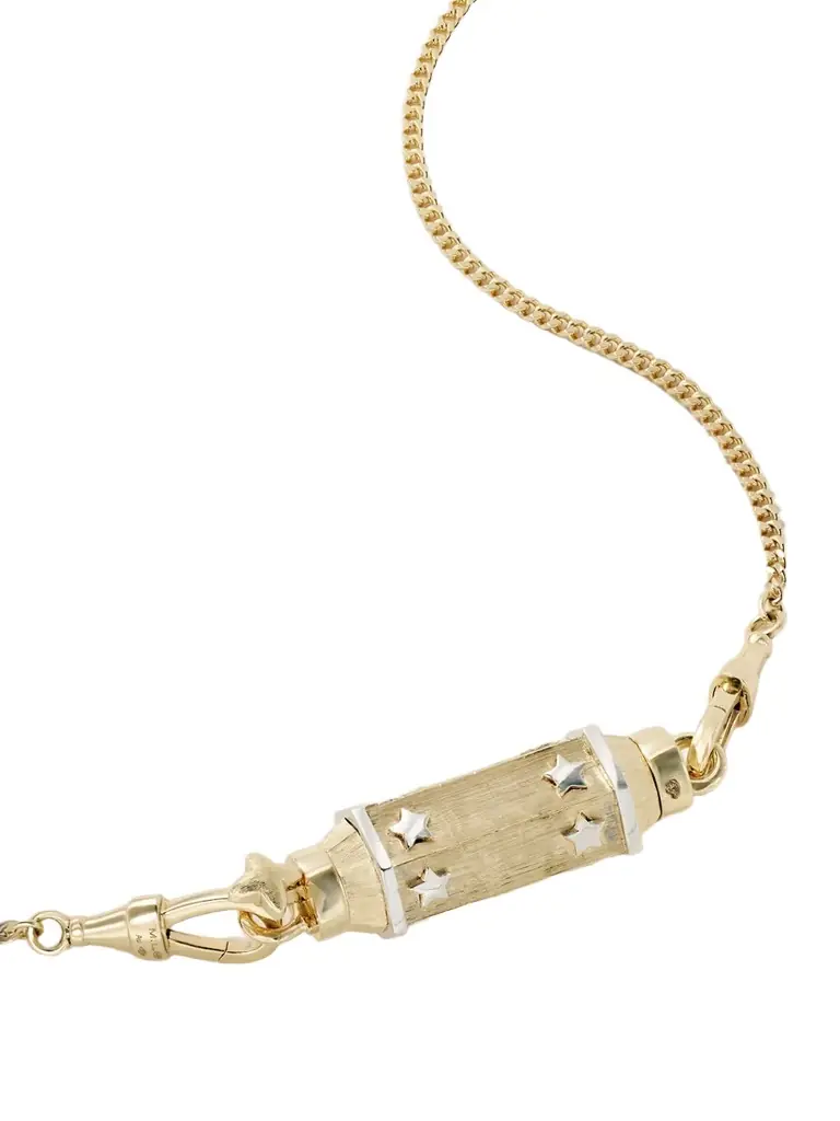 Marie Lichtenberg Star Baby Locket 18-karat Yellow And White Gold Necklace
