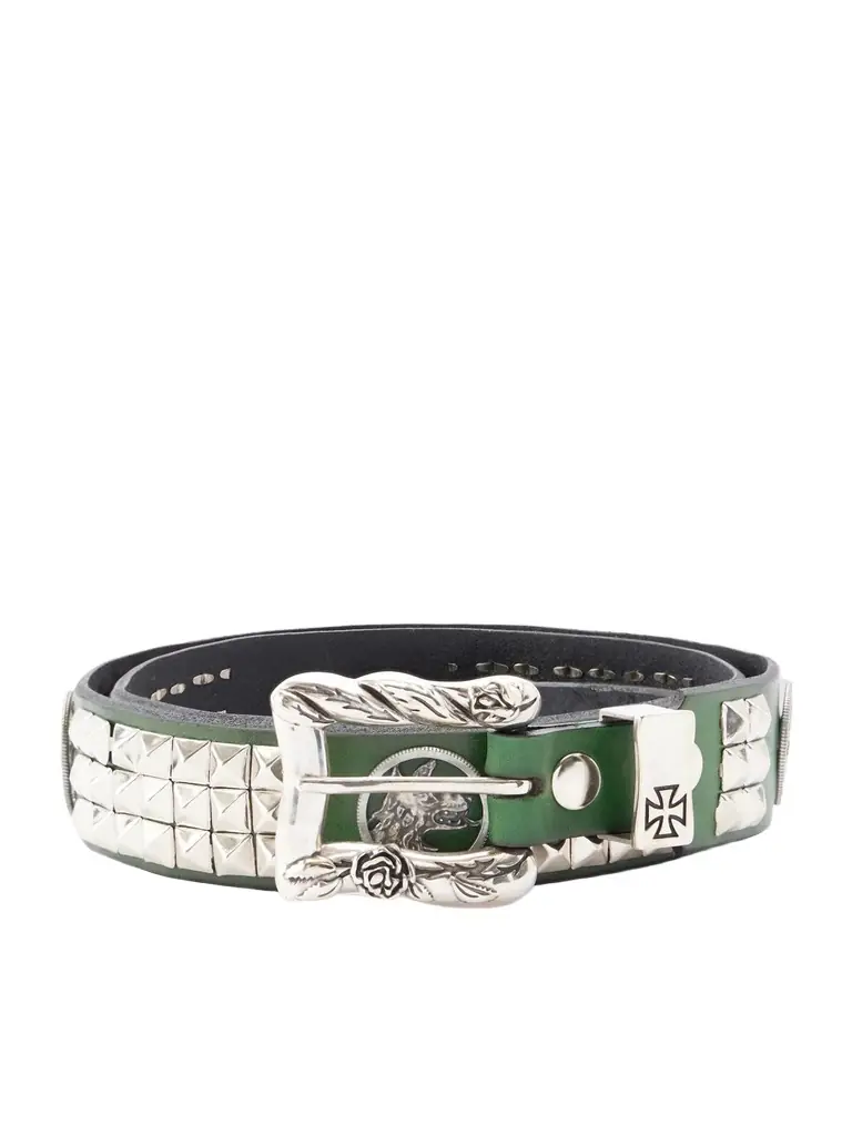 Enfants Riches Déprimés Dog In Restraint 3.5cm Studded Leather Belt - Men