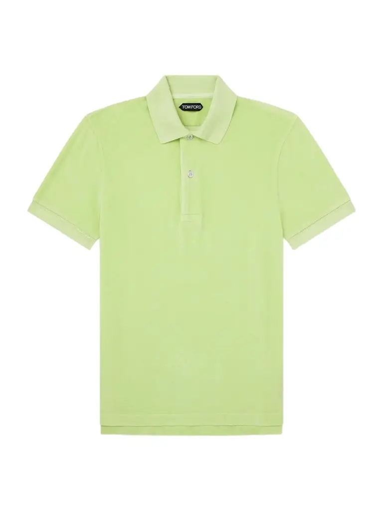 Tom Ford Slim-Fit Cotton-Blend Terry Polo Shirt - Men