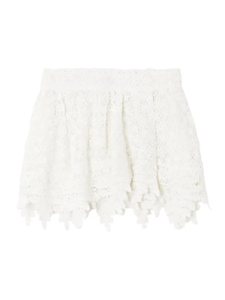 Isabel Marant Hanta Crocheted Cotton Shorts