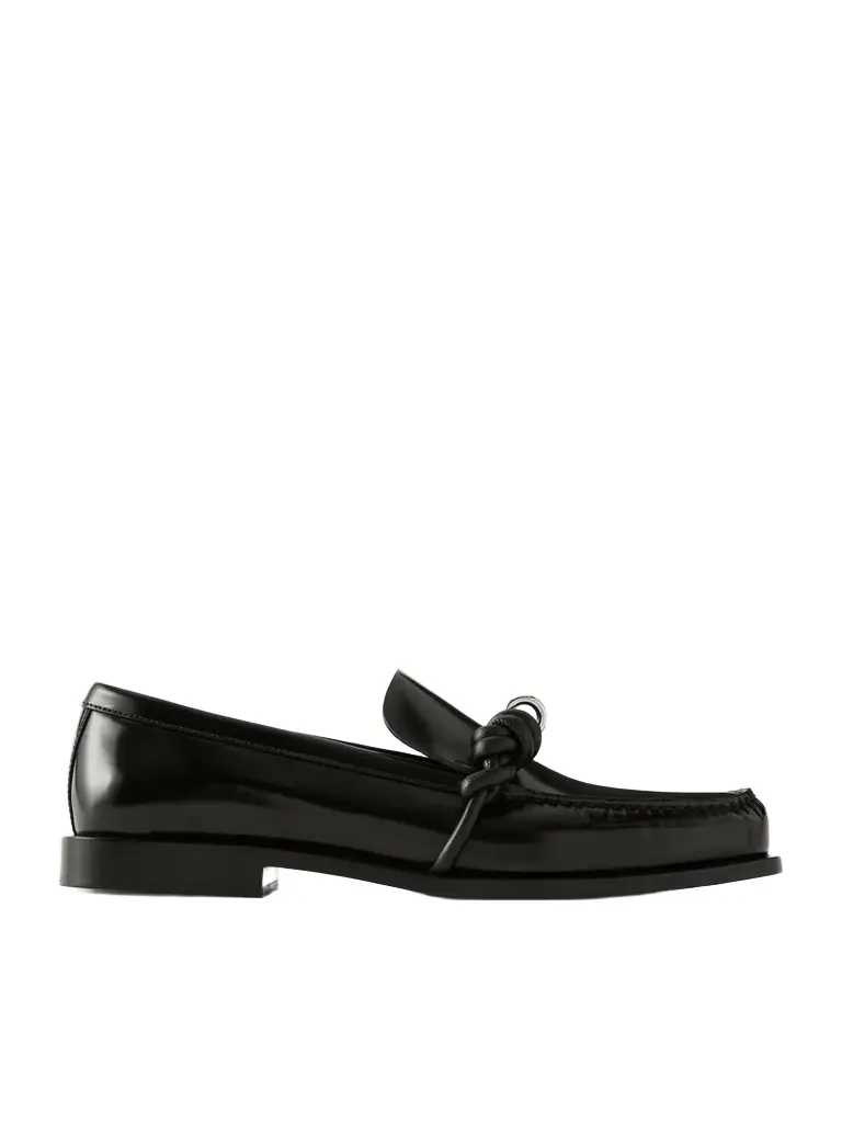 Jil Sander Knot-detailed Leather Loafers