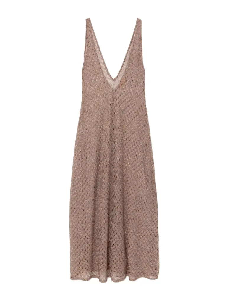 Missoni Metallic Crochet-knit Coverup