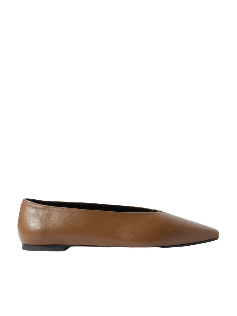 aeyde Betty Leather Ballet Flats