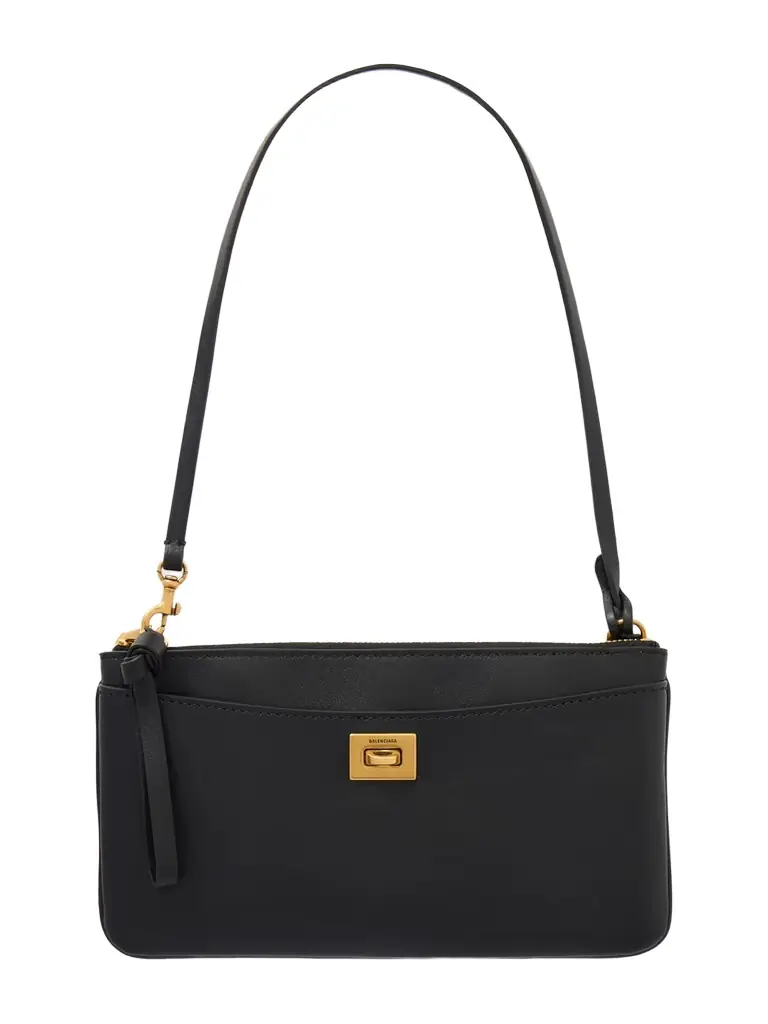 Balenciaga Rodeo Textured-leather Shoulder Bag