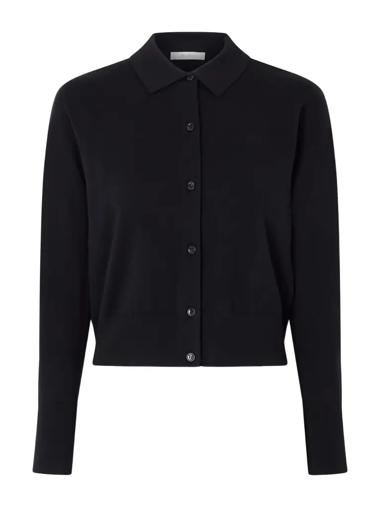 Max Mara Cropped Wool-blend Cardigan
