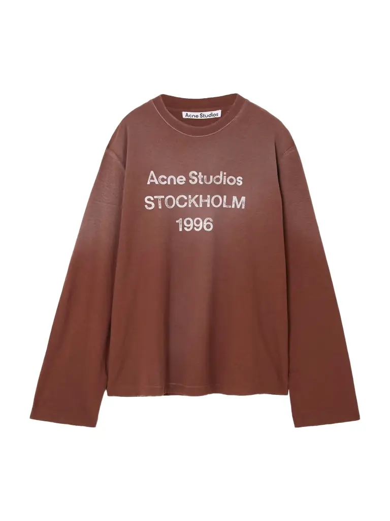 Acne Studios Oversized Printed Organic Cotton And Hemp-blend Jersey T-shirt