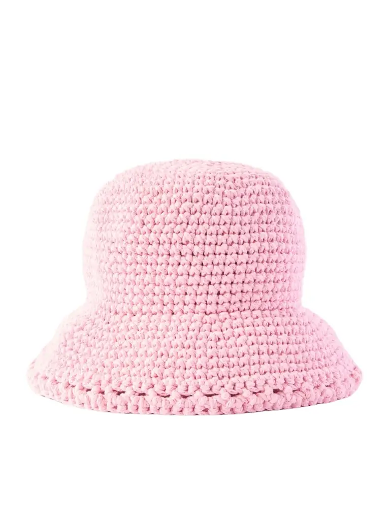Magda Butrym Crocheted Cotton Bucket Hat