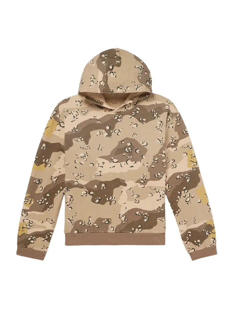 KAPITAL Peckish Choco-Chip Printed Cotton Hoodie - Men