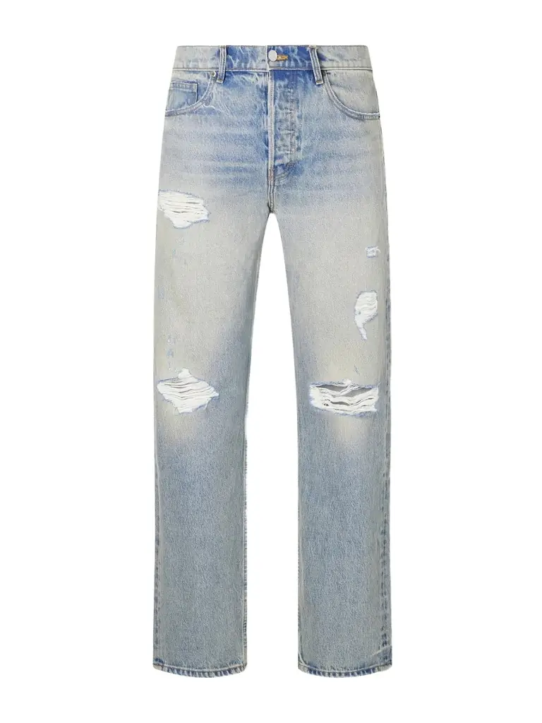 Frame Straight-Leg Distressed Jeans - Men