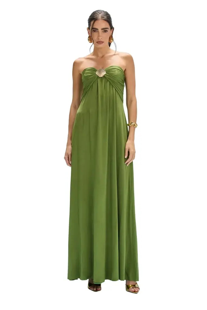 PatBo INTENSITY JERSEY STRAPLESS GOWN